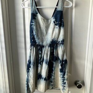 American Eagle Denim Tie-Dye Dress Size 0